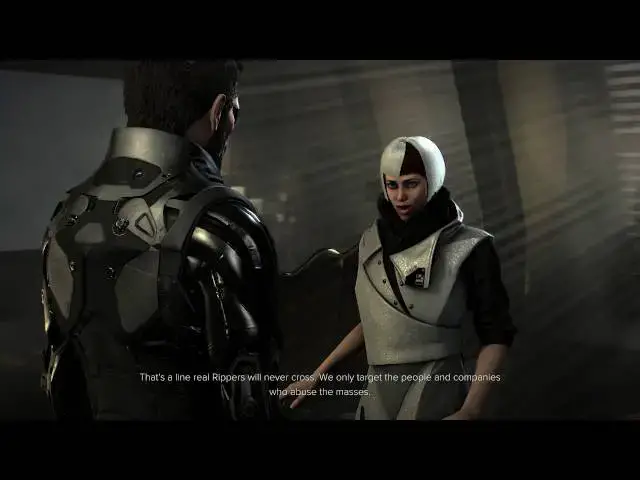 Video thumbnail for Deus Ex Mankind Divided System Rift - Jensen's Prague Apt Shadowchild "Ciao" Final Dialogue Choices