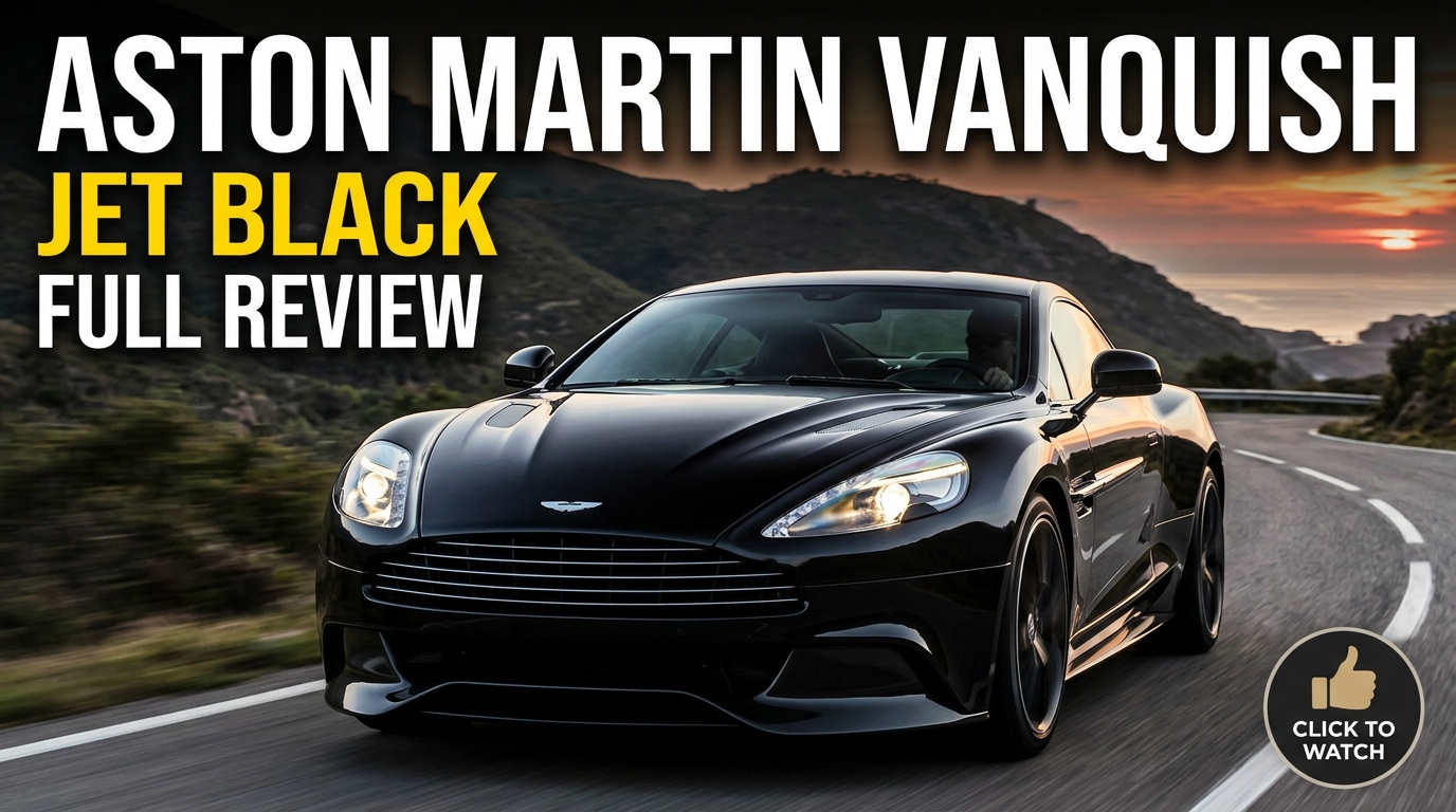 Video thumbnail for Aston Martin Vanquish in Jet Black Full Review