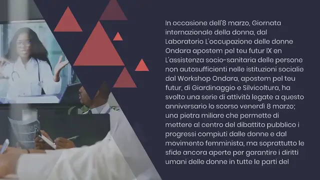 Video thumbnail for Ondara onora i professionisti sottoriconosciuti in occasione della Giornata internazionale della donna: