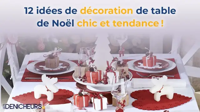 Video thumbnail for 💫 12 idées de décoration de table de Noël chic et tendance ! 🎁