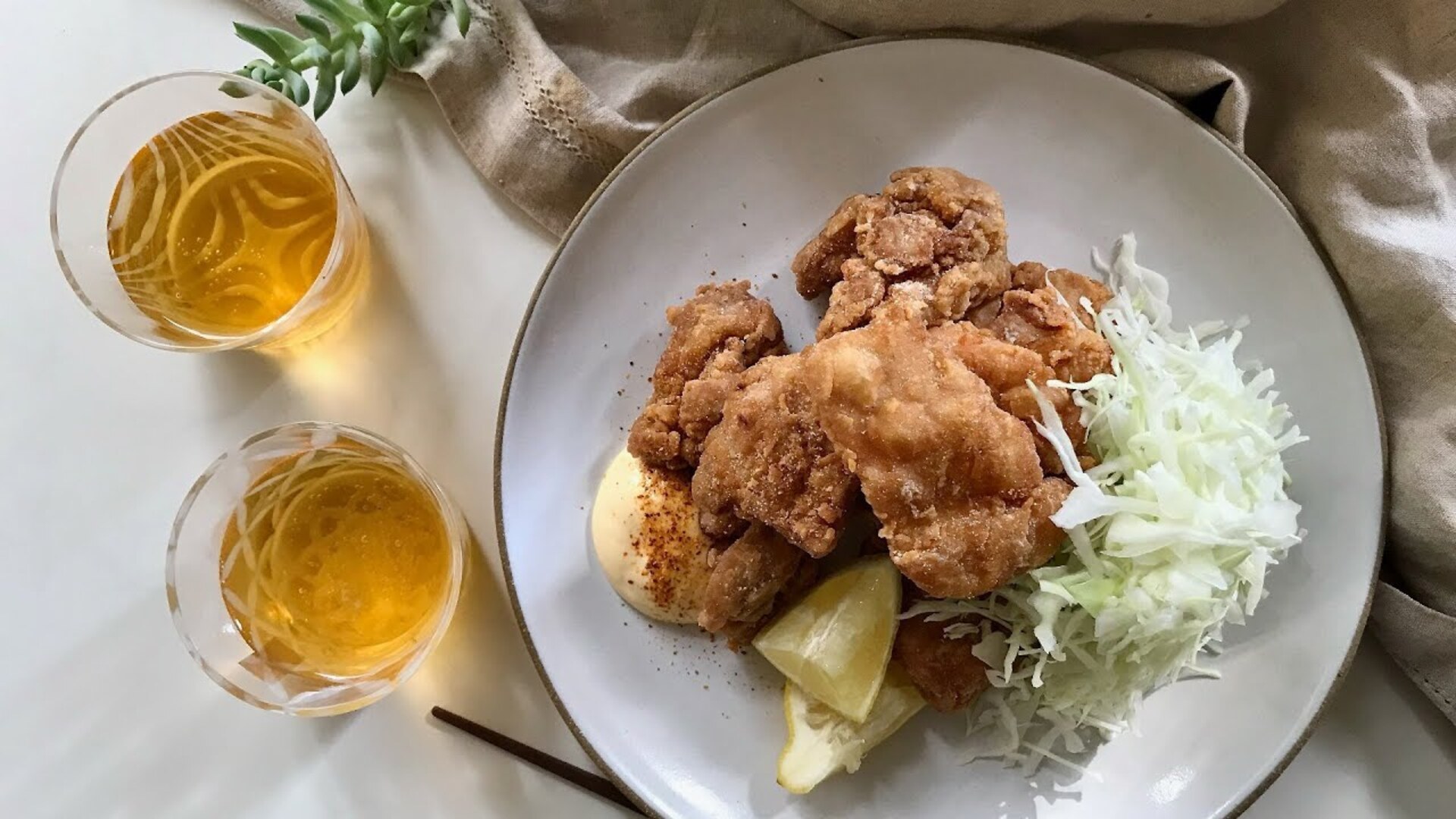 Video thumbnail for Double-Fried Karaage Chicken Recipe