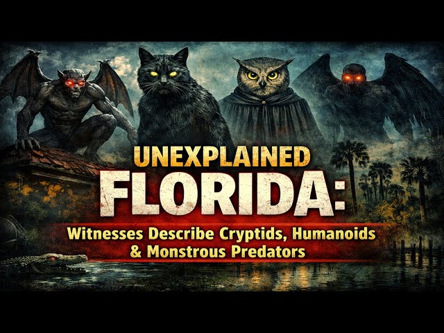 Video thumbnail for UNEXPLAINED FLORIDA: Witnesses Describe Cryptids, Humanoids & Monstrous Predators