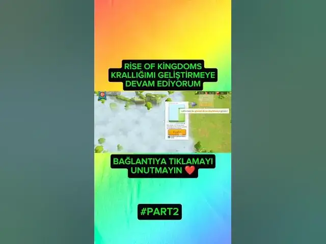 'Video thumbnail for Rise Of Kingdoms Geliştirmeye Devam #PART2 #rok #riseofkingdoms #kingsdoms'