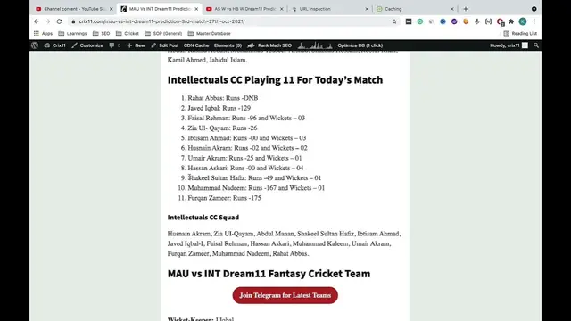 Video thumbnail for MAU vs INT Dream11 Prediction MAU vs INT Dream11 Team MAU vs INT Dream11 3rd Match