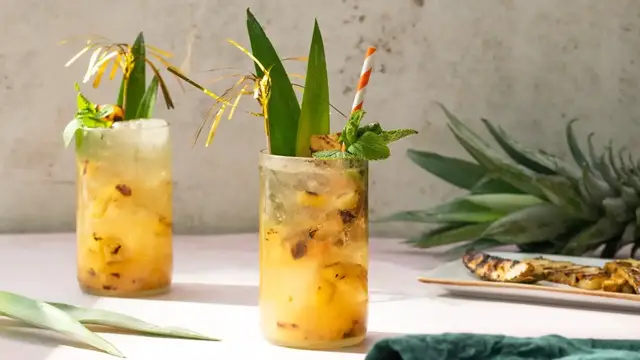 'Video thumbnail for Grilled Pineapple Mojito Recipe'