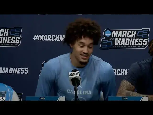 'Video thumbnail for #UNC Milwaukee press conference with Coach Hubert Davis, RJ Davis and Seth Trimble'