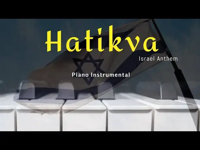 Video thumbnail for HATIKVA - stunning ANTHEM of Israel on PIANO!