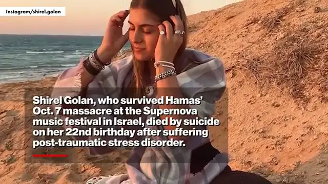 Video thumbnail for Nova festival survivor Shirel Golan takes own life on 22nd birthday