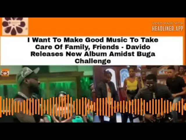 Video thumbnail for I Want To Make Music To Take Care Of Family, Friends - Davido Releases Album Amidst Buga Challenge