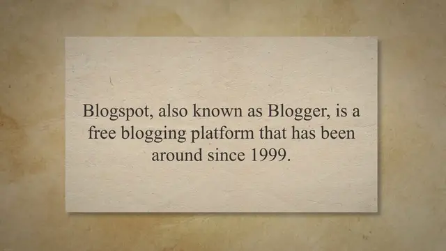 'Video thumbnail for Successful Blog on Blogspot'