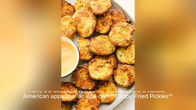 Video thumbnail for fried pickles recipe