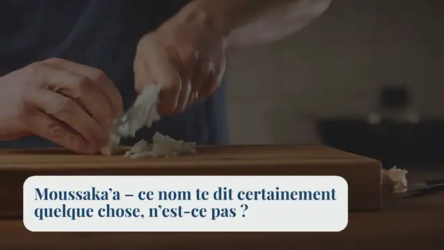 Video thumbnail for L’aubergine rencontre le pois chiche : Musaka’a