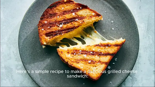 Video thumbnail for grilled cheese recipe