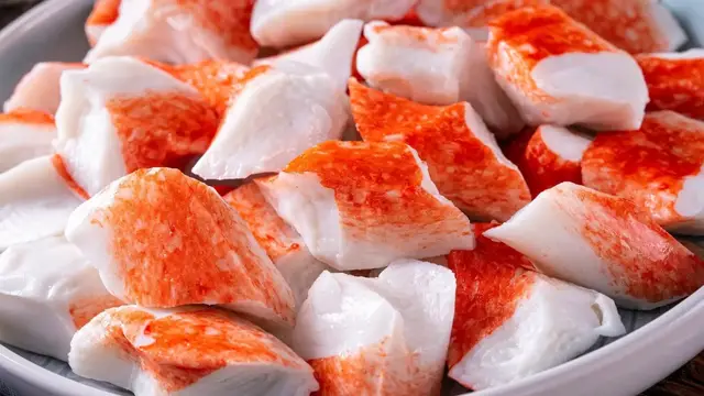 Video thumbnail for Here's How Imitation Crab Really Gets Its Pink Color