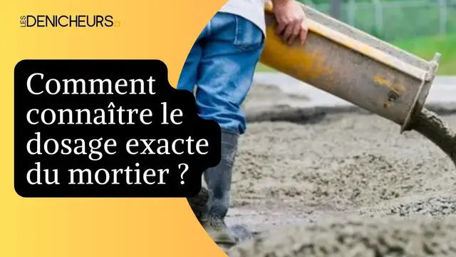 Video thumbnail for 🧱 Tout savoir sur le dosage du mortier ⚖️
