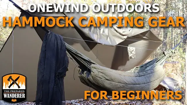 Video thumbnail for Onewind Hammock System for Beginners Explained, Tarp Camping