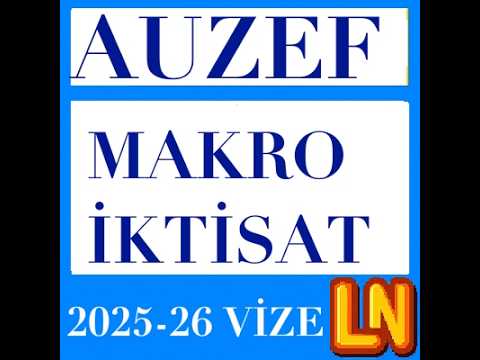 Video thumbnail for Makro İktisat 2025-2026 Vize Soruları (Bahar)