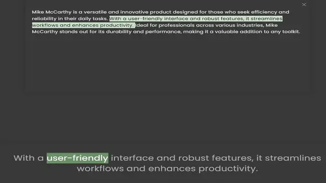 Video thumbnail for reliability in their daily tasks. With a user-friendly interface and robust features, it streamlines workflows and enhances productivity. Ideal for professionals across various industries, Mike McCarthy stands out for its durability and p