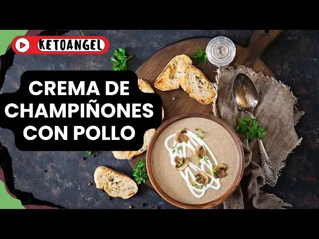 Video thumbnail for Crema de champiñones con pollo