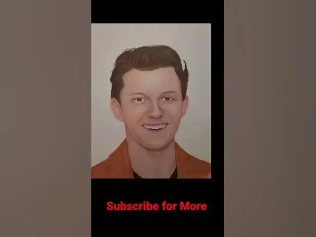 Video thumbnail for Tom Holland Coloured Pencil Drawing #shorts