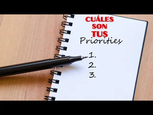 'Video thumbnail for ¿Te sientes ABRUMADO? 🤯 7 pasos para establecer PRIORIDADES que te CAMBIARÁN la vida'