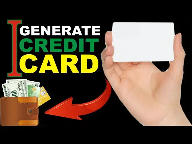 Video thumbnail for CREDIT CARD GENERATOR WITH MONEY (Visa Gift Card) Credit Card Generator For FREE TRIAL