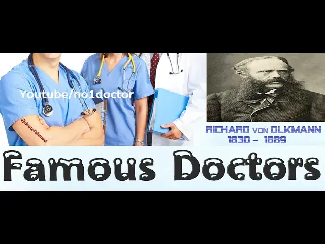 Video thumbnail for Richard von Volkmann  /Top Famous Doctors In The World/ No1doctor/dratef /top doctors
