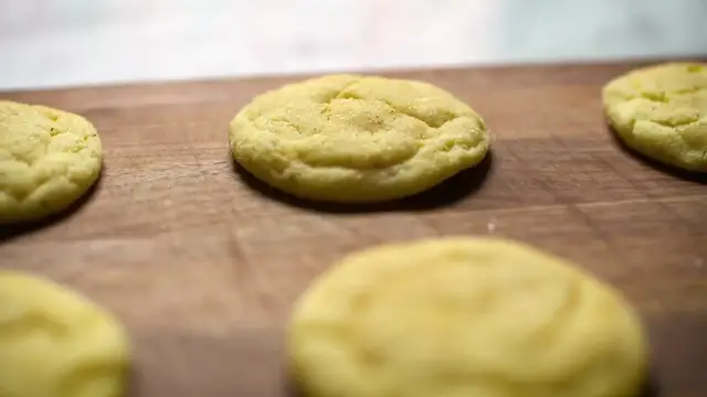 'Video thumbnail for Eggnog Snickerdoodle Cookies With Vaughn ¦ NYT Cooking (720p 24fps)'