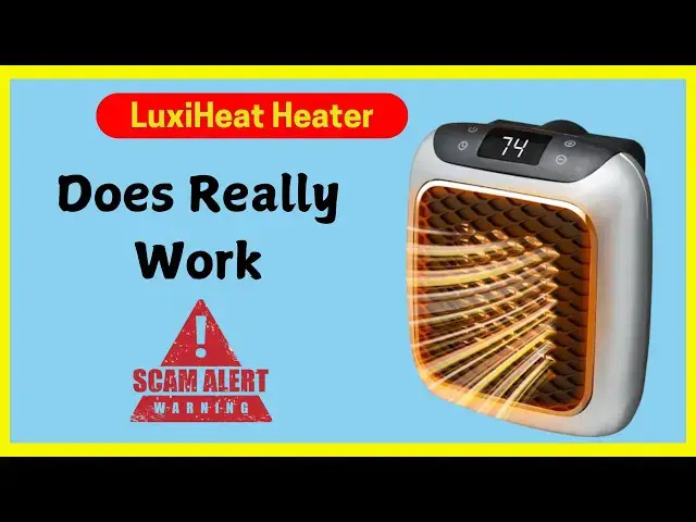 Video thumbnail for LuxiHeat Heater Reviews Consumer Reports: Before Buy Check LuxiHeat Heater Is Scam Or Legit? |