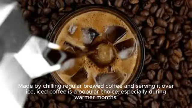 Video thumbnail for Iced Coffee - Regular brewed coffee