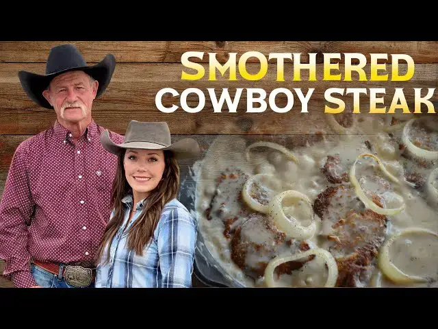 Video thumbnail for Steak and Bread Pudding Over the Open Fire! Cooking on a Historic Texas Cattle Ranch