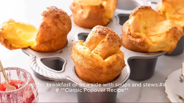 Video thumbnail for popover recipe