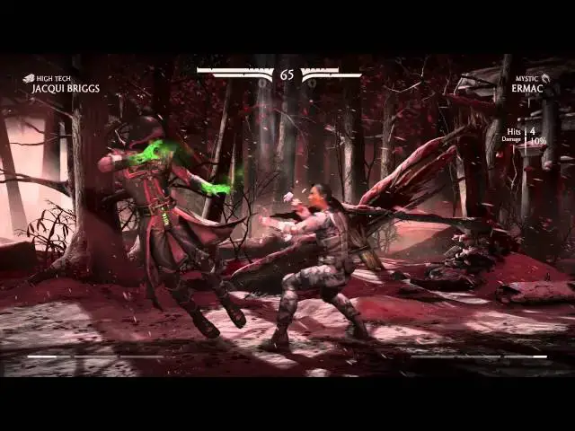 Video thumbnail for Mortal Kombat X - Chapter 11 Jacqui Briggs: Jacqui Briggs vs Ermac Fight "Aw Damn" Gameplay PS4
