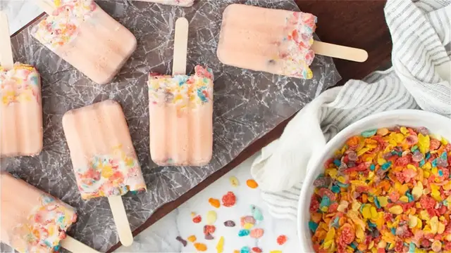 Video thumbnail for Quick And Easy Fruity Cereal Popsicles Recipe