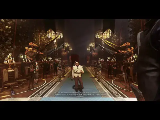 Video thumbnail for Dishonored 2 - A Long Day In Dunwall: (Jessamine Ceremony) Delilah & Luca Abele Coup Sequence