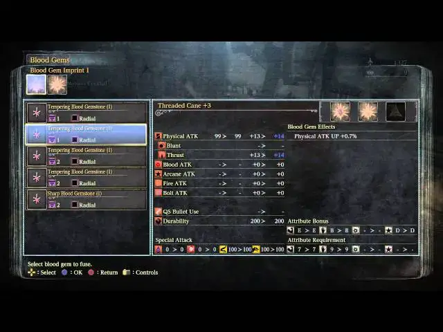 Video thumbnail for Bloodborne - Hunter's Dream: Upgrade Threaded Cane to +3 & Hunter's Blunderbuss w Bloodtinge PS4