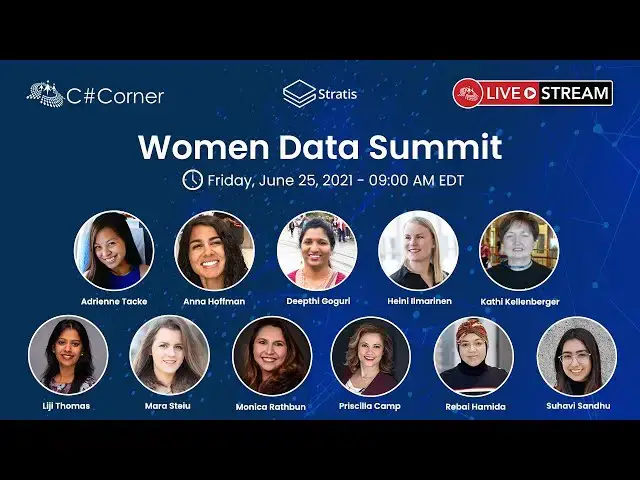 Video thumbnail for Women Data Summit 2021 || C# Corner