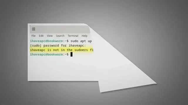 'Video thumbnail for How To Fix ‘Not In Sudoers File’ in Debian 12 Bookworm'