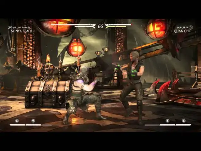 Video thumbnail for Mortal Kombat X - Chapter 5 Sonya Blade: Sonya Blade vs Quan Chi Fight Gameplay Sequence PS4