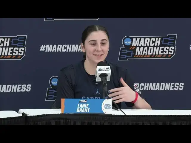 'Video thumbnail for UNC's Indya Nivar, Reniya Kelly, Lanie Grant and Courtney Banghart press conference Sunday #UNC'