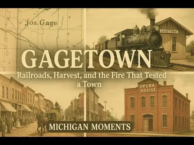 'Video thumbnail for Gagetown: Railroads, Harvest, and the Fire That Tested a Town'