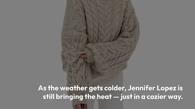 Video thumbnail for Jennifer Lopez's Cozy Coffee Run