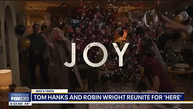 Video thumbnail for Tom Hanks and Robin Wright reunite with Forrest Gump director for new film Here