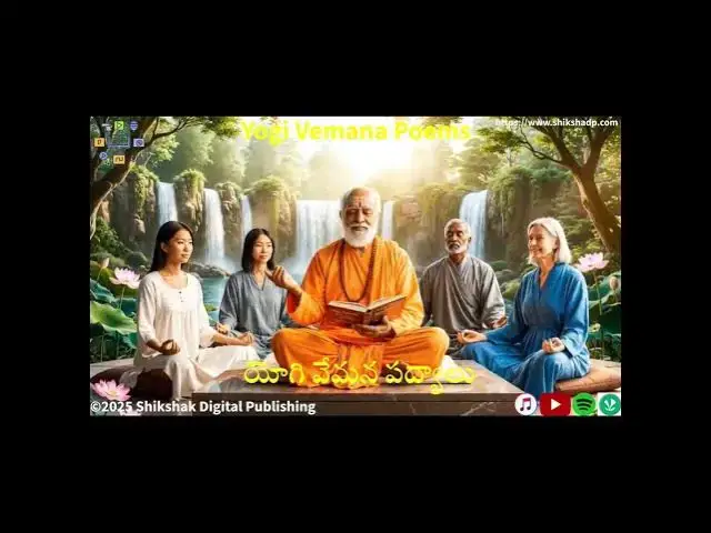 Video thumbnail for Yogi Vemana's Timeless Wisdom: Ancient Verses for a Modern World | Shikshak Digital Publishing