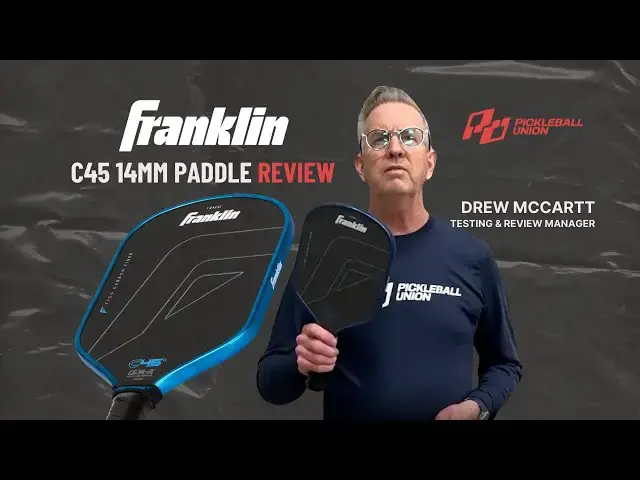 Video thumbnail for Franklin C45 14mm Pickleball Paddle Review
