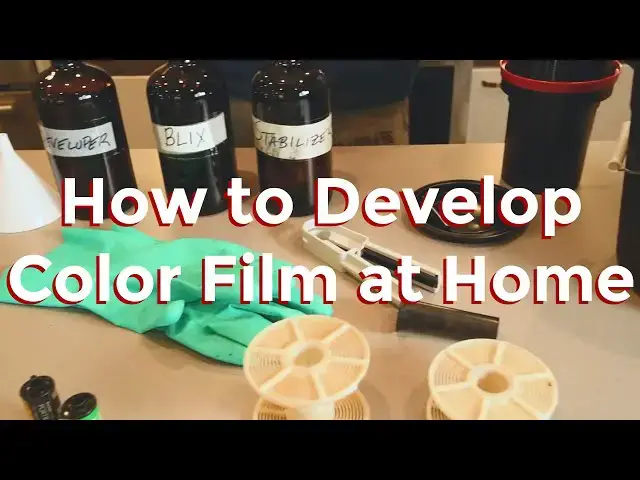 'Video thumbnail for How to Develop Color Film at Home (C41)'