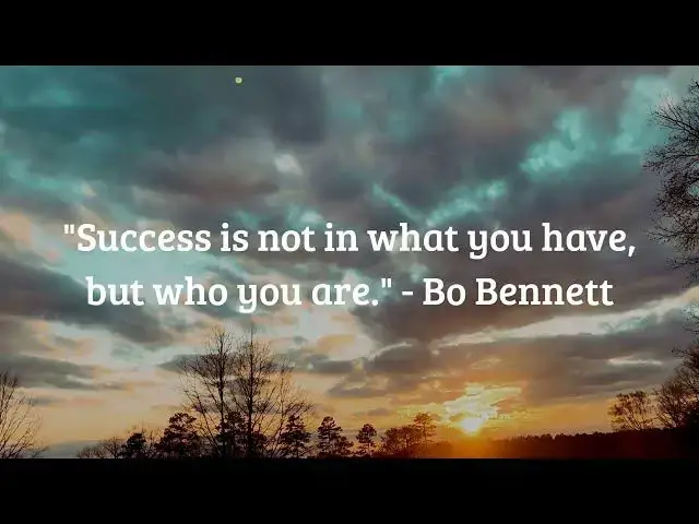 Video thumbnail for Motivation Today : "Success is not in what you have"