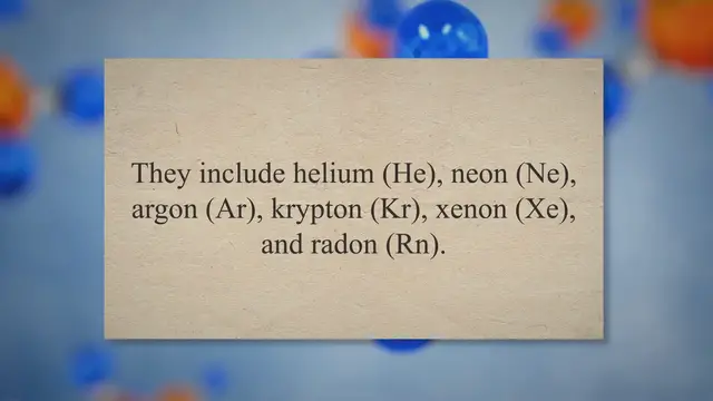 Video thumbnail for Noble gases problems and solutions