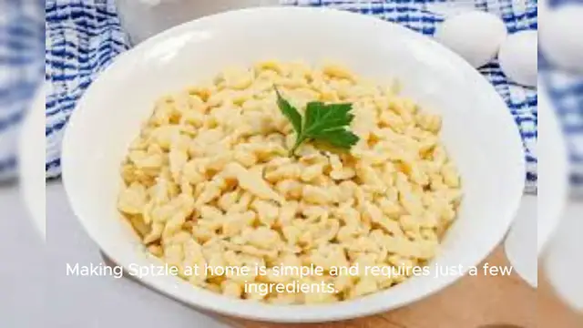 Video thumbnail for Spatzle Recipe