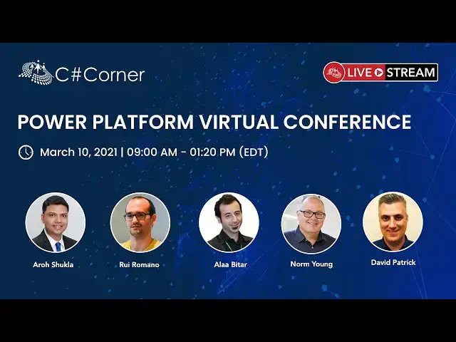 Video thumbnail for Power Platform Virtual Conference - Day 2 (March 10)